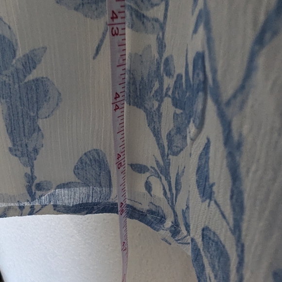 NWT Revolve Steve Madden Joie De Vivre Dress Faded Blue Floral Small Butterfly - Picture 8 of 8